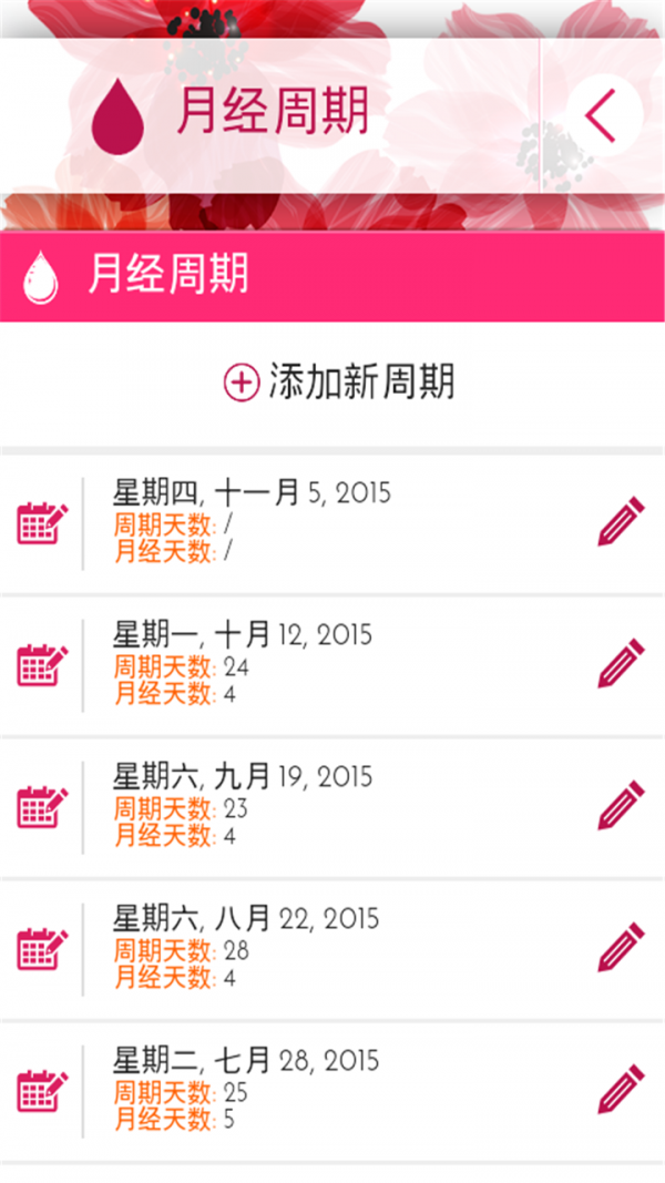 大姨妈月经期助手