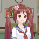 动漫女孩高中老师