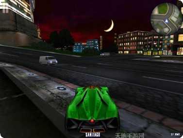 城市疯狂特技飙车玩法