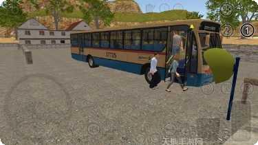 豪华大巴车城市旅行