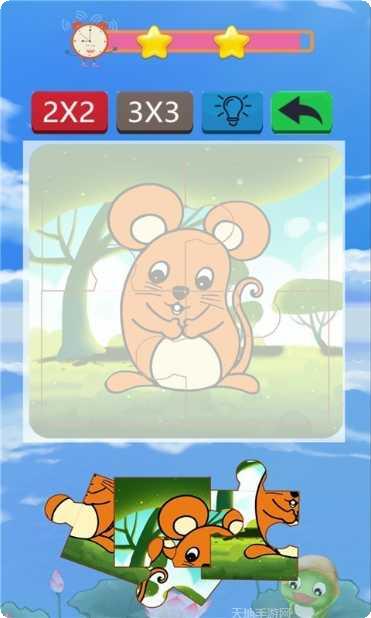 宝宝拼图英文字母游戏