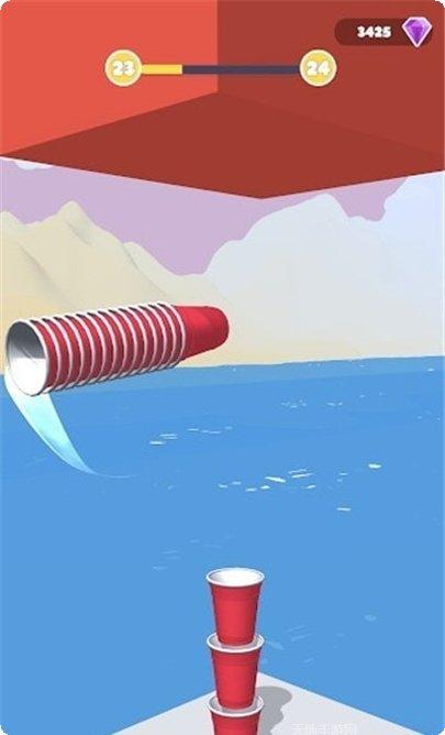 纸杯叠叠跑游戏技巧