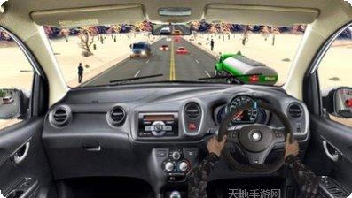 跑车高速公路特技漂移