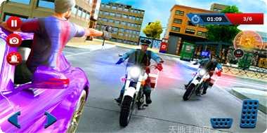 美国警察豪华轿车坡道特技游戏下载