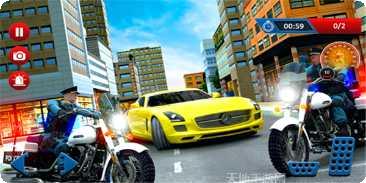 美国警察豪华轿车坡道特技ios版