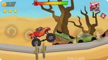 越野赛道怪物卡车比赛视频