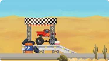 越野赛道怪物卡车比赛