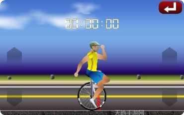 独轮车特技表演