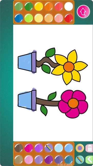 儿童涂鸦填色教育