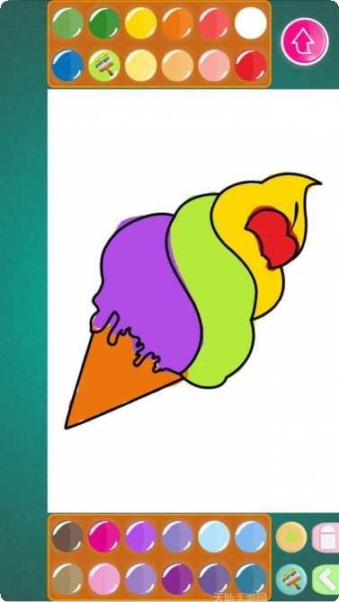 儿童涂鸦填色游戏