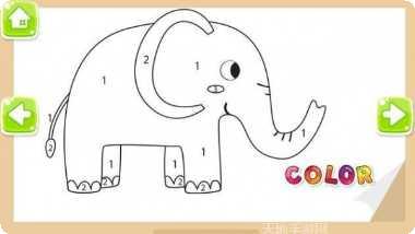 艺术家孩子们涂色游戏