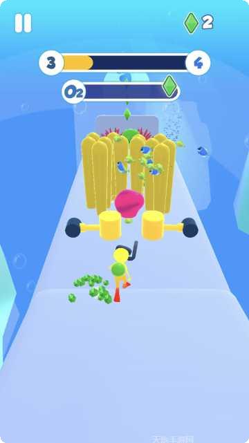 潜水员宝藏寻找