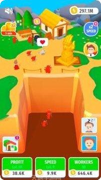 闲置挖掘机3D玩法介绍