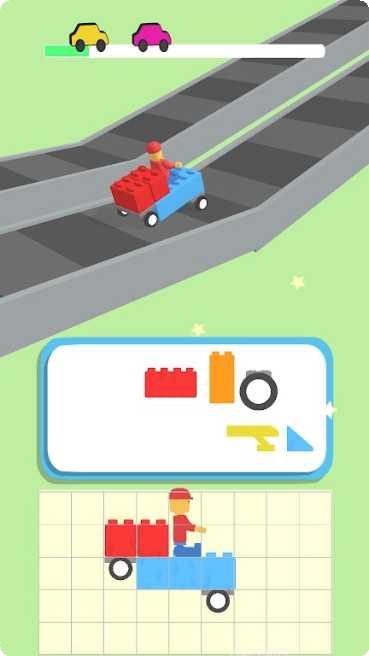 积木方块汽车技巧分享
