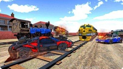 火车撞击模拟器玩法