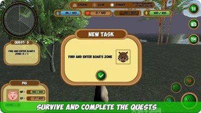 森林动物狙击狩猎