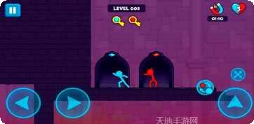 红与蓝火柴人攻略