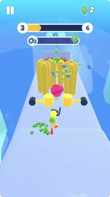 潜水员海底探险