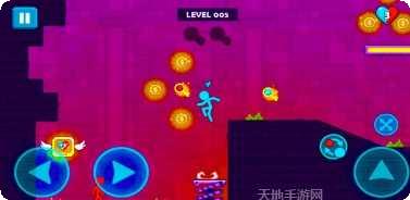 红与蓝火柴人跑酷