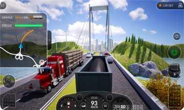 卡车模拟器东部道路玩法
