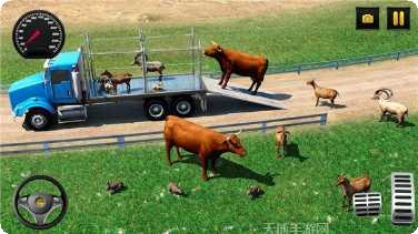 农场动物卡车驾驶冒险