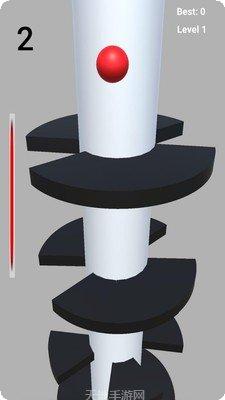 螺旋跳球3D攻略