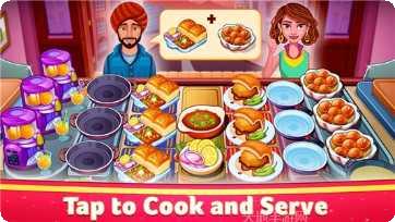 印度烹饪餐厅美食制作