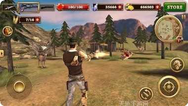 西部枪手牛仔射击