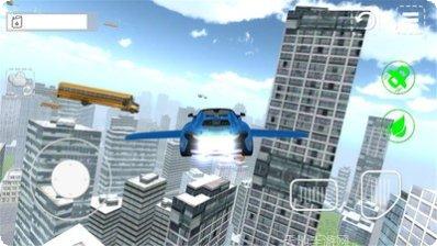 飞行跑车模拟器玩法