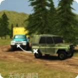 泥泞山污垢卡车