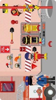 宝宝消防员警察局角色扮演