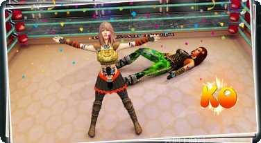 女子摔跤搏击角色