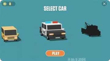 块状汽车3D赛车模式