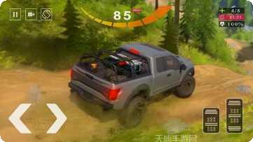 皮卡车越野驾驶挑战
