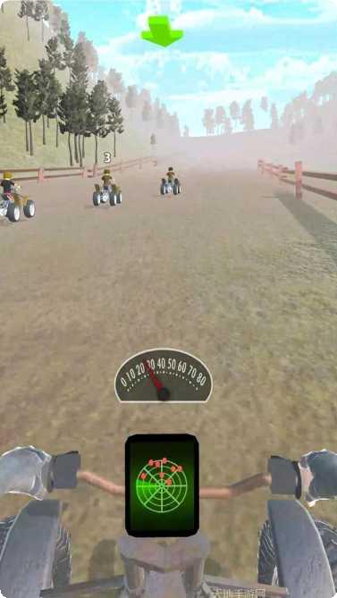 四轮摩托越野地图探索