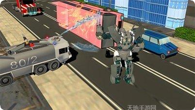 消防车机器人变身游戏攻略