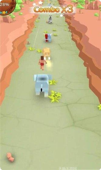 野人丛林冲刺3D跑酷挑战