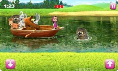 玛莎和熊儿童钓鱼玩法介绍