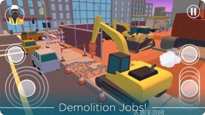 城市建设卡车3D游戏操作