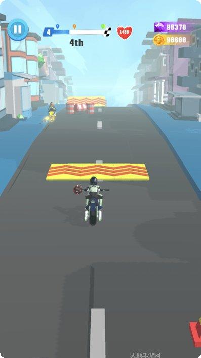 公路摩托车手比赛