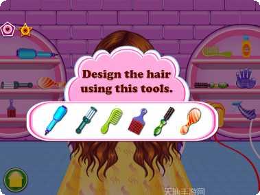 美发沙龙装扮角色设计