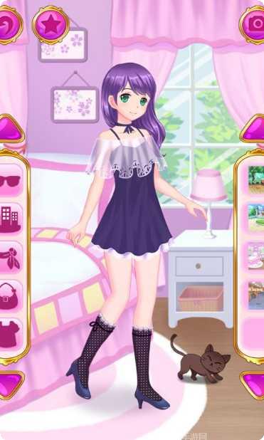 时尚女孩迷你美甲皮肤选择