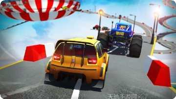 超级斜坡汽车跳跃技巧分享