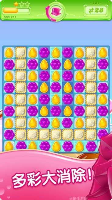 糖果果冻三消拼图攻略