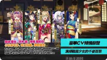 姬武将战国乱舞中文版角色