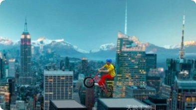 棘手的摩托车坡道挑战