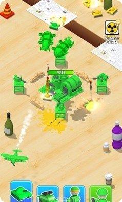 玩具军队火柴人小队生存角色