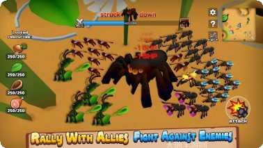 蚂蚁王国战争玩法