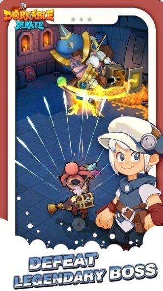 呆萌的海盗角色扮演