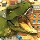 霸王龙与棘龙战斗